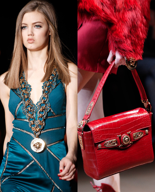 Versace Thu Đông 2014/2015, Versace, Donatella Versace, Thời Trang, Tuần lễ Thời trang Milan, Đẹp Online